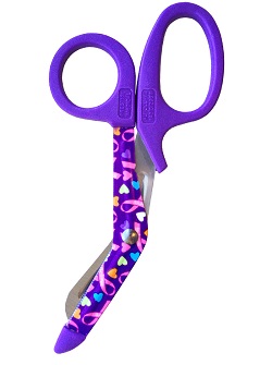 Nurse Utility Scissors Love  Print 14 cm Autoclavable 143C