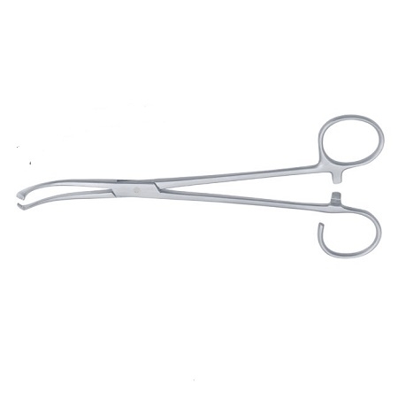 White Tonsil Forceps 19cm Curved