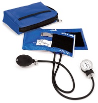 Premium Aneroid Sphygmomanometer with Carry Case  in Royal Blue
