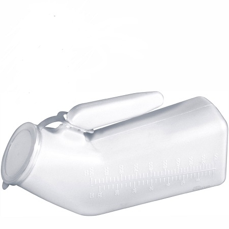 Male Urinal with Snap on Lid 