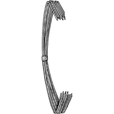 Snare Wire 1 Bundle 0.2mm dia = 12 Pieces 0.2 mm