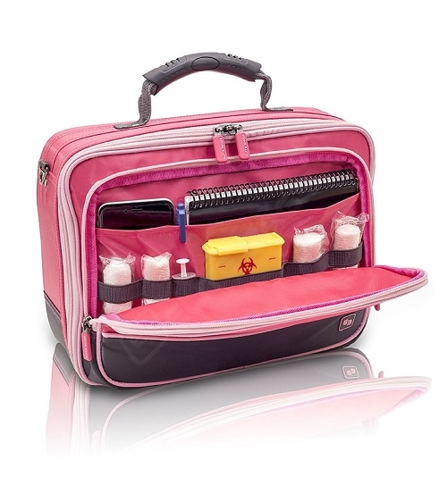  Nurses Bag with Ergonomic Handle Pink 
