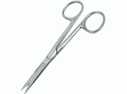 Dressing/Operating Scissors 18 cm Curved Sharp-Sharp