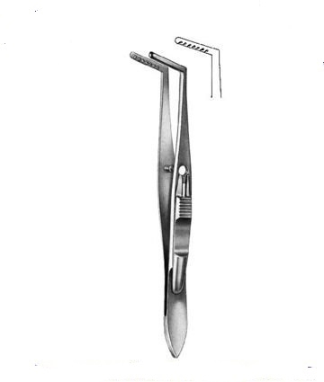 JAMESON Strabismus Forceps Right 10 cm