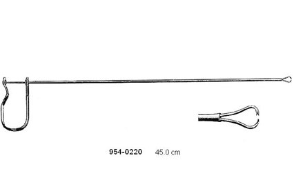 Cotton Carrier for Rectoscope 45 cm