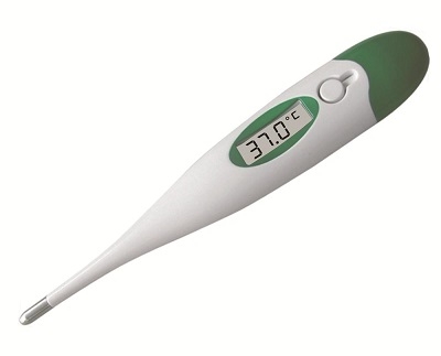 Rigid Digital Thermometer for Oral, Auxiliary and Rectal Use