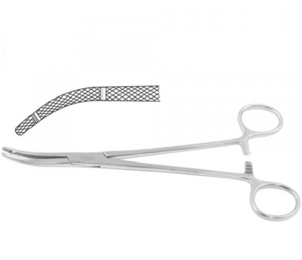 HEANEY Hysterectomy Forceps 1 Tooth 23 cm