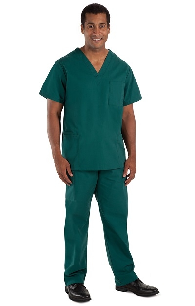 Scrub Suit Medium  Hunter Green