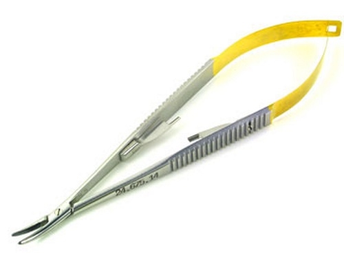 Micro-Castroviejo (with catch lock) Needle Holders 21 cm 