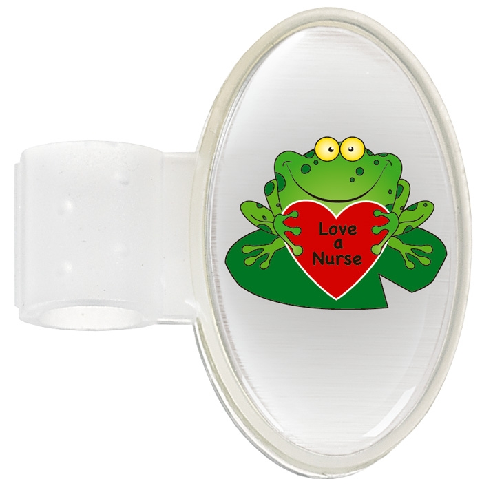  Frog Love a Nurse ID tag