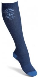 Compression Socks Knee high 15-18mmHg Blue Size 40-42-Ankle Size 22-25 cm Calf Size 34-40 cm
