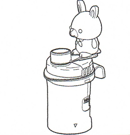 Omron V.V.T Nebuliser Kit Happy Bunny Set