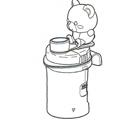 Omron V.V.T Nebuliser Kit Smile Bear Set