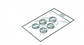 Omron Air Filters for C801KD pack of 5