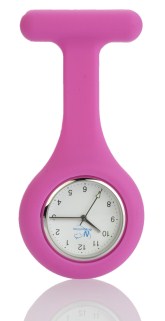 Nurses Fob Watch Pink Silicon