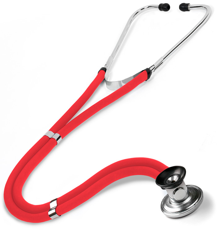 Sprague-Rappaport Stethoscope - Red