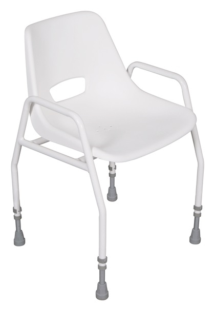 Foxton Adjustable Height Shower Chair With Drainage