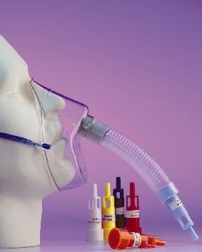Clement Clarke Venturi Mask Adult Fixed Concentration with Tubing 35  percent box 25 