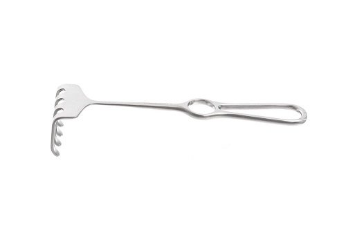 OLLIER Retractor 3 Prongs 36 x 30mm 22.5 cm