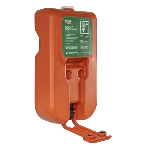  Wall Mounted Self Contained Gravity Fed Eye Wash 	