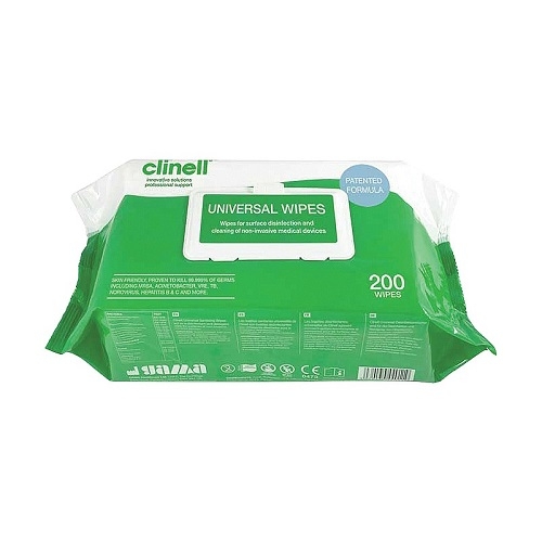 Clinell Universal Wipes Pack of 200