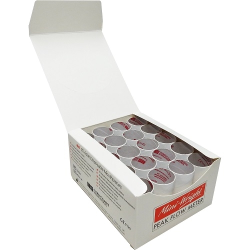 40 pieces Two Way Disposable Pediatric Mouth Pieces Expiratory and Inspiratory for Mini-Wright and in-check meters