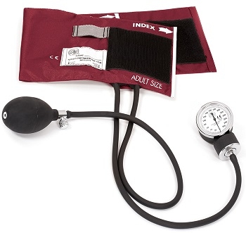 Standard Aneroid Sphygmomanometer For Nurses Burgundy
