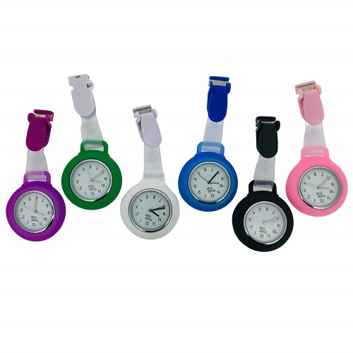 Silicone Clip Watches Shower Proof  Black