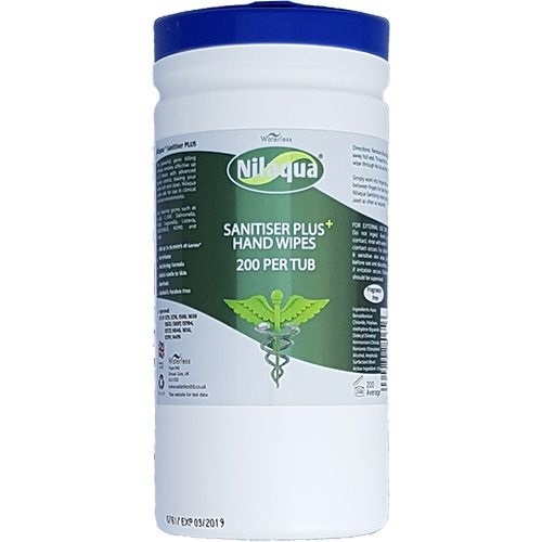 Alcohol Free Durable Sanitiser Wipes -200 Wipes