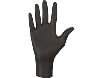 Gloves Nitrile Black Powder Free Large  Box of 100