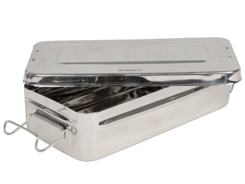  Surgical Instrument Box With Lid And Handle