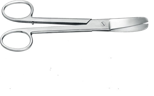 LORENZ Bandage Scissor Curved 23 cm