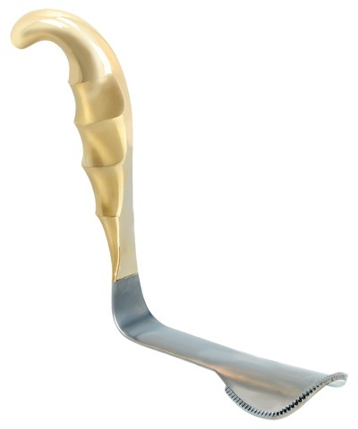  Epstein Abdominoplasty Retractor Working end with Teeth  and Ergonomic handle  Size 1