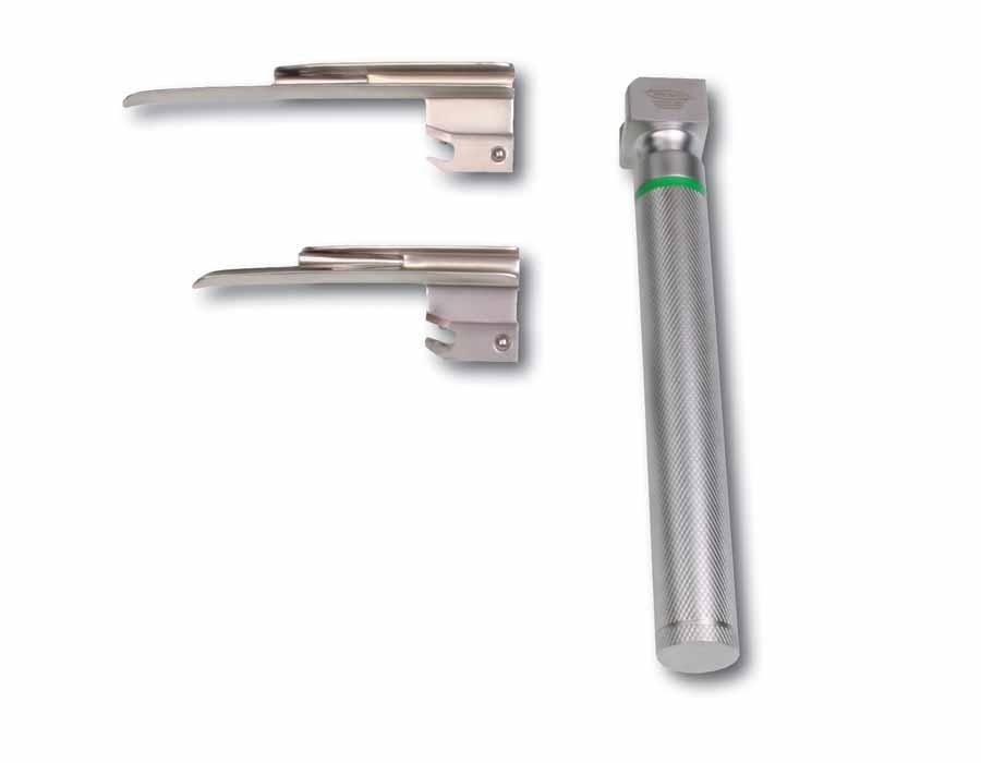 Fibre Optic Miller Pediatric Laryngoscope with 3 Blades