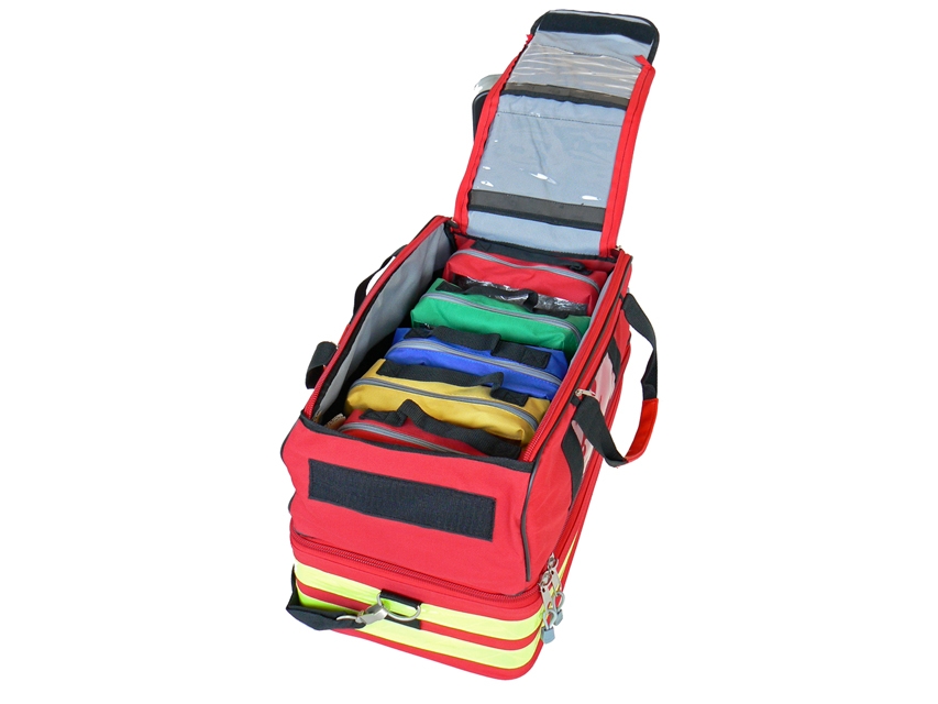 Emergency Bag With 5 Coloured Pouches