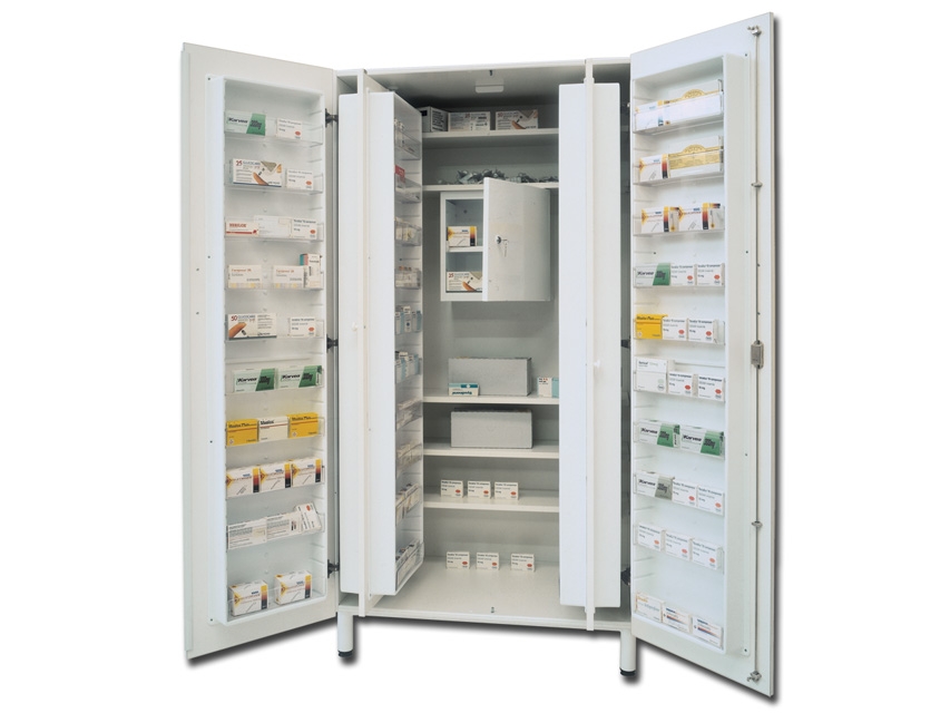 Large Pharmacy Medicine Cabinet With Adjustable Shelves