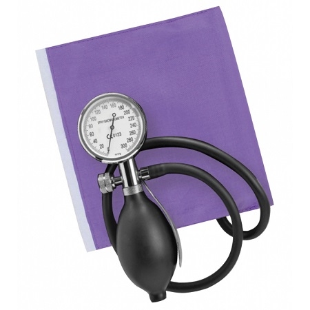Timesco Sapphire Aneroid  Sphygmomanometer with Purple  Cuff