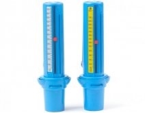  Clement Clarke AirZone pocket Peak flow meter Red  (EU scales)  