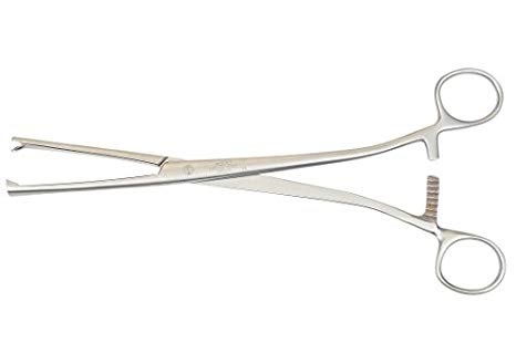 MUSEUX Vulsellum Forceps 2:2 Teeth 13.0mm Curved 26 cm	