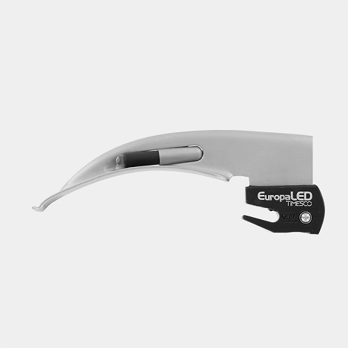 Europa LED Laryngoscope Blade  Miller  1 0 Box of 10 	