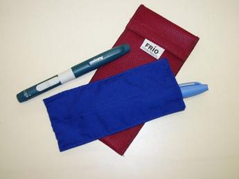Duo Insulin Pen Wallet - Blue