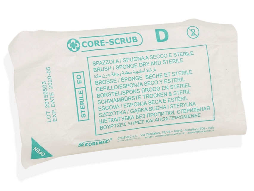 Single use Sterile  Plain Surgical Scrub Brush x 30with dispenser