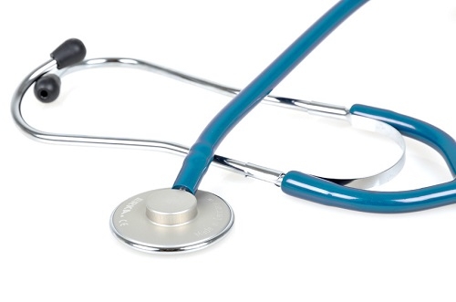  Erkaphon Adult Stethoscope Single Tube Light Blue