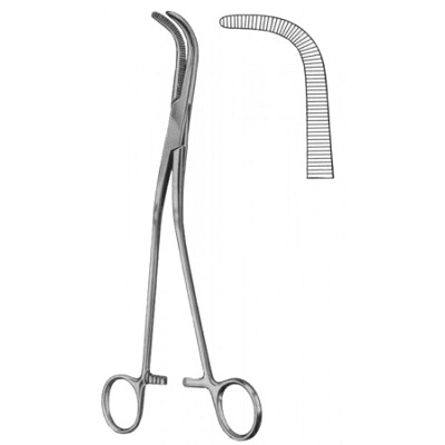 GREY Gall Duct Forceps 1:2 Teeth  23 cm