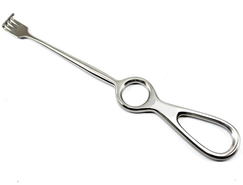 KOCHER Retractor 8 Prongs Sharp 22 cm