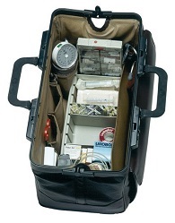 Rusticana Doctors Bag in Burgundy